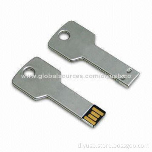 USB Flash Disks, Made of Stainless Steel with Laser Engraved Logos and COB Technology